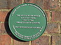 Asgill House plaque, Richmond