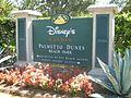 Entrance sign of Disney's Beach House