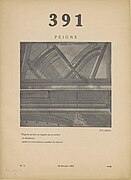 Francis Picabia, Peigne, Miroir de l'Apparence, 391, n. 2, February 10, 1917