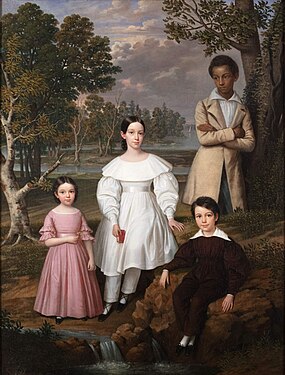 Bélizaire and the Frey Children, c. 1837