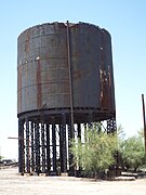 The Gila Bend Steam Locomotive Water Stop was built in 1900 and is located close to Murphy Street.