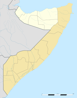 意属索马里（浅黄色部分）