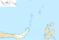 Location within North Sulawesi