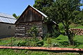 Traditional wooden barn in Palota