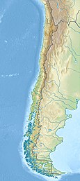 Location of Galletué Lake in Chile.