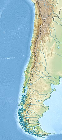 卡爾布科火山在智利的位置