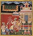 Dipak Raga, folio from the Chawand Ragamala by Nasiruddin. Mewar, 1605. G.K. Kanoria Collection