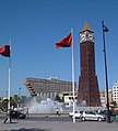 The hotel in 2005, viewed from the Place du 7-Novembre 1987 (now the Place du 14-Janvier 2011)