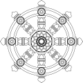 The insignia for Buddhist chaplains in the United States Armed Forces.