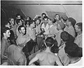 VMF-113 Pilots in Officer's Quarters.