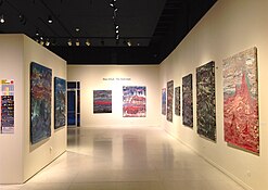 Max Vityk exhibition “The Outcrops” at International Museum of Art and Science, McAllen, USA. 2018