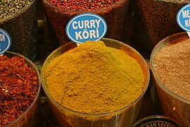 Curry powder from the Indian subcontinent