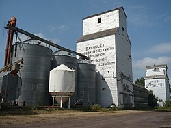 Manitoba Co-operative Elevator Association and United Grain Growers Elevators at Barnsley