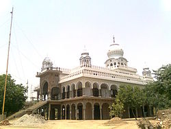 New building of the Gurudwara Sahib