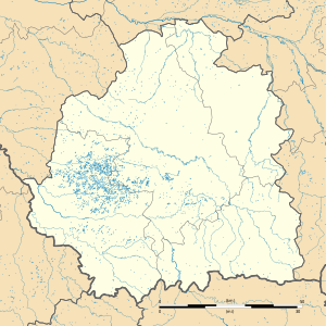 沙西尼奥勒在安德尔省的位置