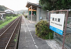 车站站台（2007年8月）