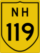 National Highway 119 shield}}