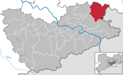诺伊施塔特在萨克森施韦茨-东厄尔士山县的位置