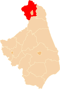 Location within the voivodeship