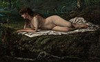 Painting of female nude