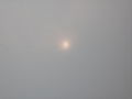 Obscured sun (haze)