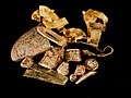 Image 55The Staffordshire Hoard is the largest hoard of Anglo-Saxon gold and silver metalwork yet found[update]. It consists of almost 4,600 items and metal fragments. (from Culture of England)