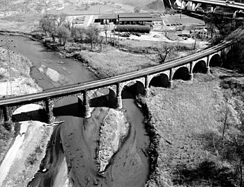 Aerial view, c. 1977