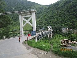 Trishuli Bridge at Mugling, Darechok