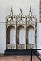 Sedilia in the Canons' church, Klooster Ter Apel, Boslaan in Ter Apel, Netherlands