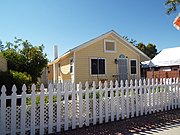 This house was built in the 1920's and was moved to Apache Street from the Vulture Mine area.