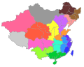 Jurisdiction of Control Yuan branch offices