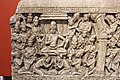 Life scenes of Buddha-2nd century CE, left panel