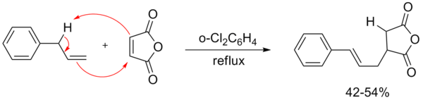 烯丙基苯与马来酸酐的ene反应