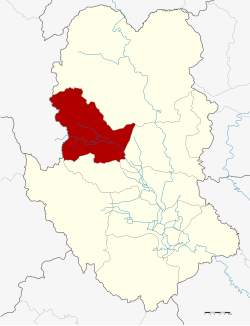 District location in Sukhothai province