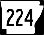 Highway 224 marker