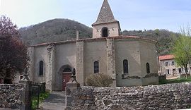 The church in Bonnac