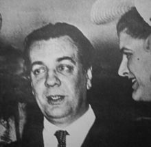 Black-and-white photograph of Borges