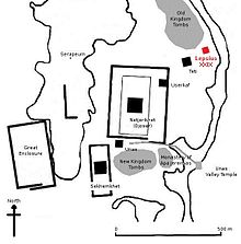 Map of a necropolis