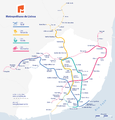 Lisbon metro network.