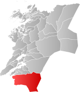 Stjørdalen within Nord-Trøndelag