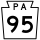 Pennsylvania Route 95 marker