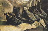 Three Pairs of Shoes, 1886, Fogg Art Museum, Harvard University, Cambridge (F332)