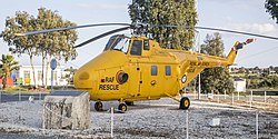 A yellow Whirlwind in Cyprus.