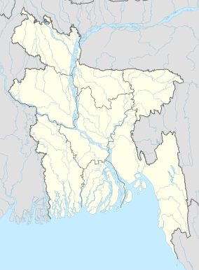 Map showing the location of Teknaf Wildlife Sanctuary