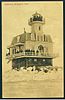 Early picture postcard of the Bridgeport Harbor Lighthouse