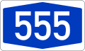 555號聯邦高速公路 Bundesautobahn 555 shield}}