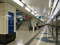 两铁合并后至九龙南线通车前的尖东站2号月台（东铁线）