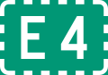 Direction to the numbered road