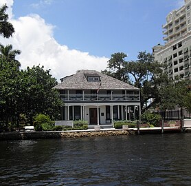 Stranahan House, the oldest building in Fort Lauderdale, originally built as a trading post.