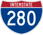 Interstate 280 marker